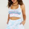 Jaded London Blue Cloud Print Sweat Shorts Sale