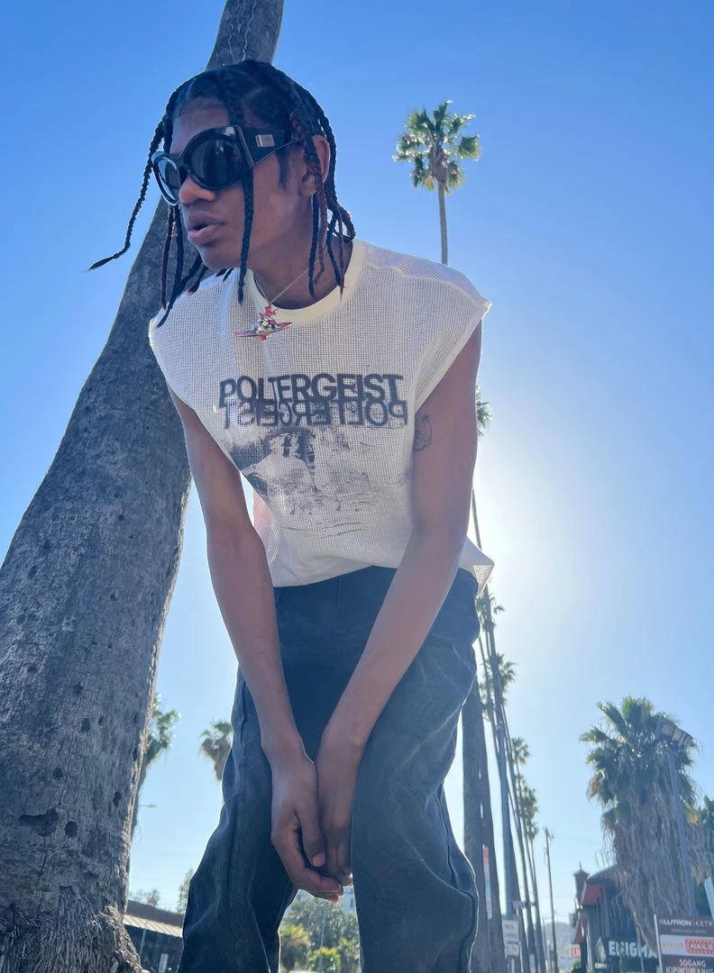 Jaded Man Tees Poltergeist Mesh Vest 2 Jaded Man Tees Poltergeist Mesh Vest