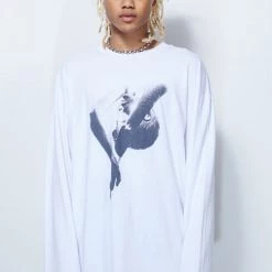Jaded Man Tees Descend Long Sleeve Top