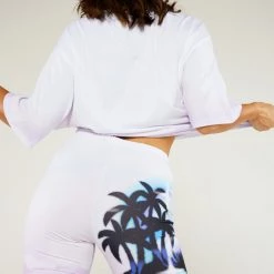 Jaded London Fantasy Heart Scene Print Cycling Shorts