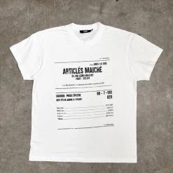 Jaded Man Tees White Receipt T-Shirt