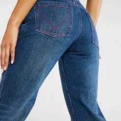 Jaded London Baby Girl Graffiti Print Low Rise Jeans