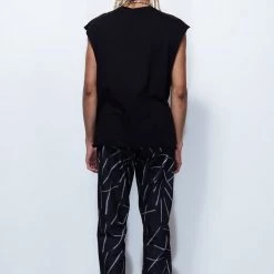 Jaded Man Tees Black Receipt Vest 9 Jaded Man Tees Black Receipt Vest