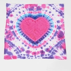 Jaded London Accessories Purple & Pink Heart Tie Dye Bandana 5 Jaded London Accessories Purple & Pink Heart Tie Dye Bandana