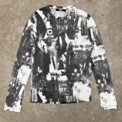 Jaded Man Tees Analogue Mesh Top