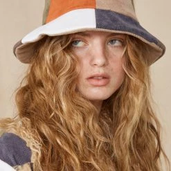 Jaded London Accessories Mixed Patchwork Bucket Hat