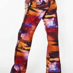 Jaded London Petite Oracle Eye Print Jeans