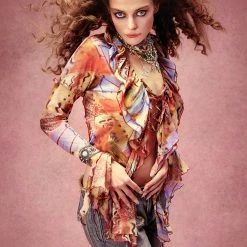 Jaded London Allele Lace Up Top