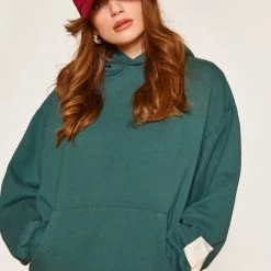 Jaded London NTRLS Dark Green Oversized Hoodie 7 Jaded London NTRLS Dark Green Oversized Hoodie