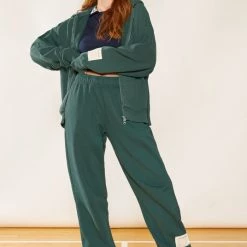 Jaded London Co-ords NTRLS Dark Green Cuffed Joggers