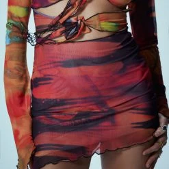 Jaded London Dresses Mystic Mesh Dress