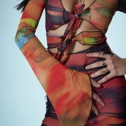 Jaded London Dresses Mystic Mesh Dress