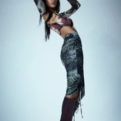 Jaded London Fatale Midi Dress