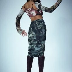 Jaded London Fatale Midi Dress