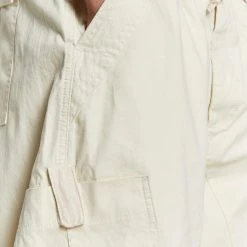Jaded Man Eden Ecru Parachute Cargo Pants