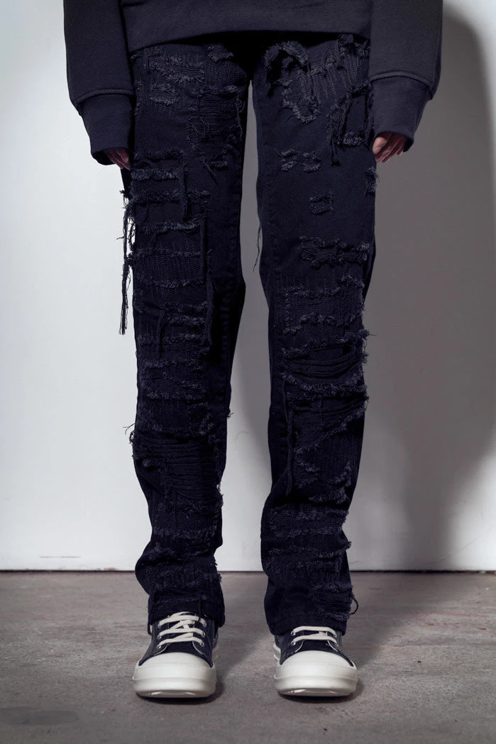 Jaded Man Black Avalanche Jeans Denim 1 Jaded Man Black Avalanche Jeans Denim