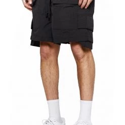Jaded Man Anthracite Black Trail Cargo Shorts