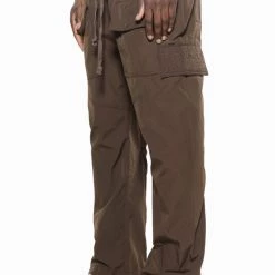 Jaded Man Chocolate Brown Trail Cargo Trousers