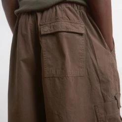 Jaded Man Brown Parachute Cargo Shorts 7 Jaded Man Brown Parachute Cargo Shorts