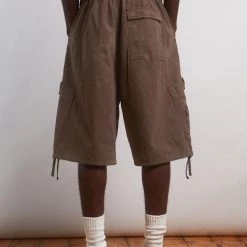 Jaded Man Brown Parachute Cargo Shorts 9 Jaded Man Brown Parachute Cargo Shorts