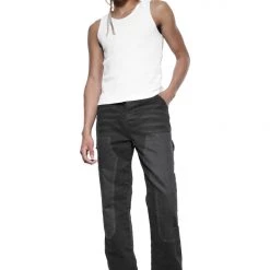 Jaded Man Vintage Black Rodeo Flared Carpenters