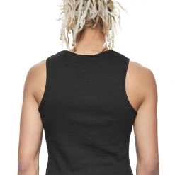 Jaded Man Black Outlaw Ribbed Vest