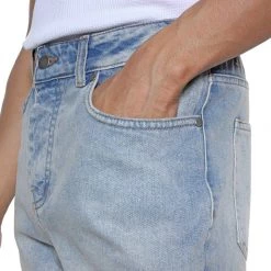 Jaded Man Denim Desert Raw Hem Jeans