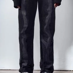 Jaded Man Fractured Jeans Denim