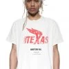 Jaded Man Tees Vintage White Texas T-Shirt