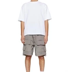Jaded Man Ash Grey Trail Cargo Shorts