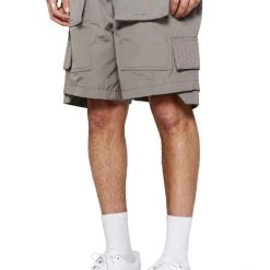 Jaded Man Ash Grey Trail Cargo Shorts