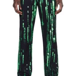 Jaded Man Green Encryption Denim