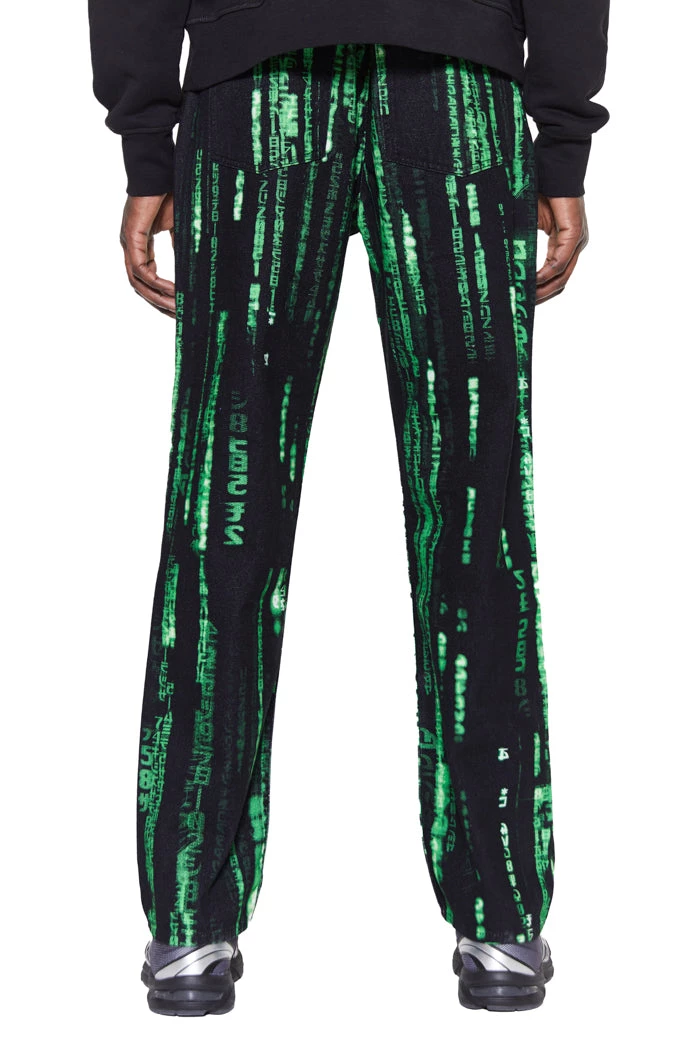 Jaded Man Green Encryption Denim 6 Jaded Man Green Encryption Denim