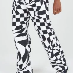Jaded Man Check Mate Super Relaxed Jeans