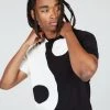 Jaded Man Yin & Yang Knitted T-Shirt