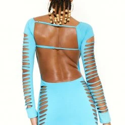 Jaded London Montego Dress In Aqua 8 Jaded London Montego Dress In Aqua