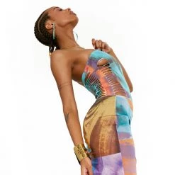 Jaded London Aphrodite Mesh Maxi Skirt Beach & Swimwear