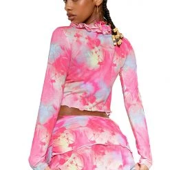 Jaded London Azalea Frill Mini Skirt