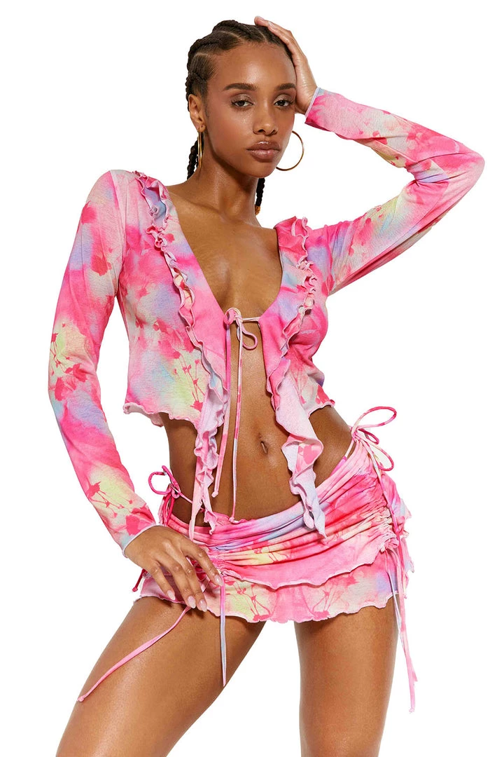 Jaded London Azalea Frill Top Beach & Swimwear 1 Jaded London Azalea Frill Top Beach & Swimwear