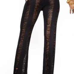 Jaded London Black Umbra Trousers