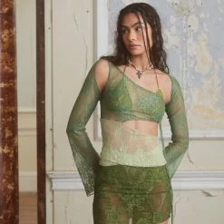 Jaded London Siren Dress In Moss 13 Jaded London Siren Dress In Moss