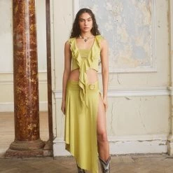 Jaded London Orchard Asymmetric Skirt Skirts