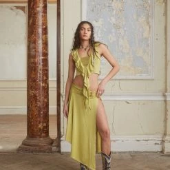 Jaded London Orchard Asymmetric Skirt Skirts