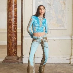 Jaded London Montague Crushed Velvet Slash Top Tops 13 Jaded London Montague Crushed Velvet Slash Top Tops