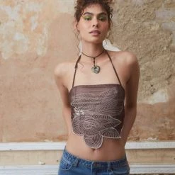 Jaded London Tops Rebirth Embroidered Corset