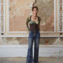 Jaded London After Hours Lace Up Jeans