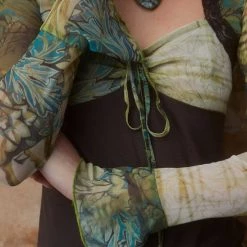 Jaded London Capulet Mesh Long Sleeve Top