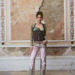 Jaded London Jeans Vaquera Jean In Pink Moss