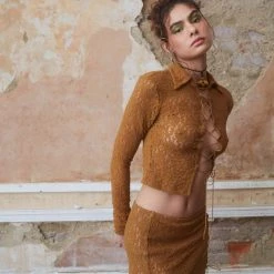 Jaded London Coyote Lace Shirt