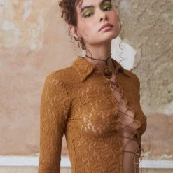 Jaded London Coyote Lace Shirt